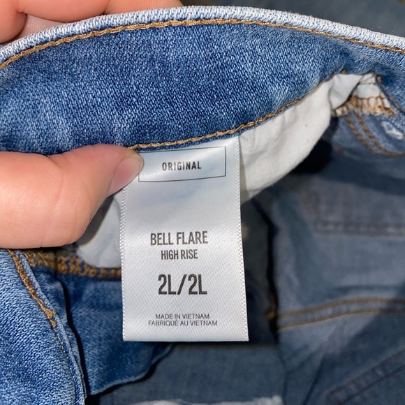 Express High Rise Bell Flare - Picture 3 of 3